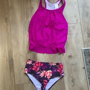 Tankini style swimsuit